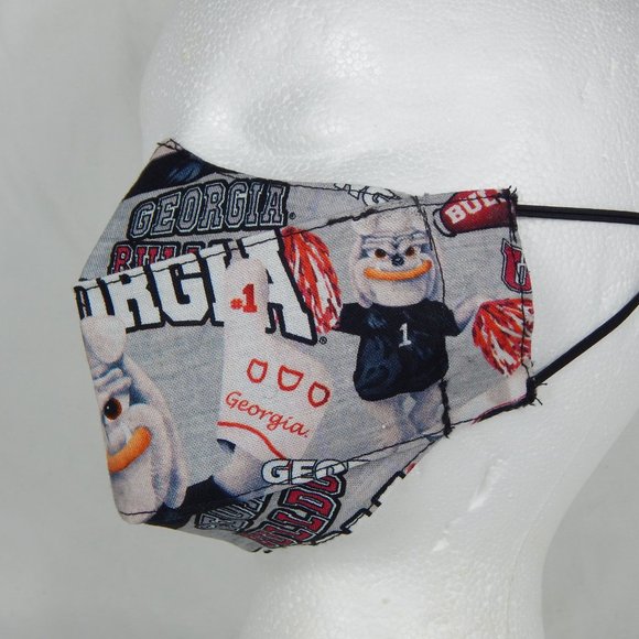 How 'bout them Dawgs Handmade Face Mask Kids 5-10y - Picture 2 of 6